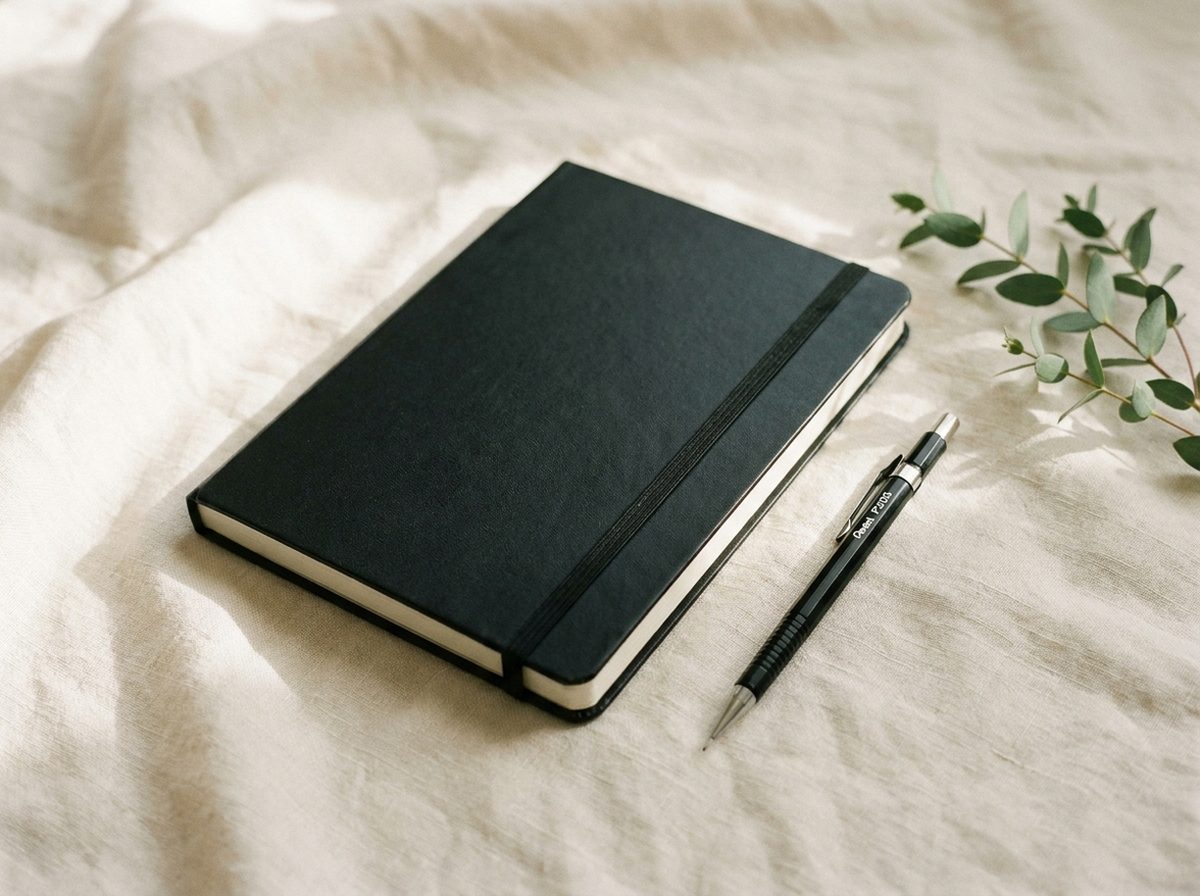 Cuaderno A5 tapa dura con elástico