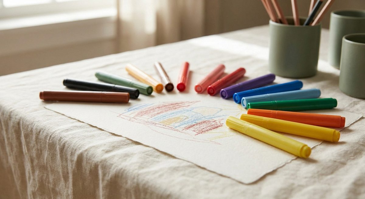 Rotuladores escolares lavables (24 uds)